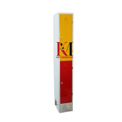 vestiaire métallique 2 portes a fermeture cadenas Réf A0132