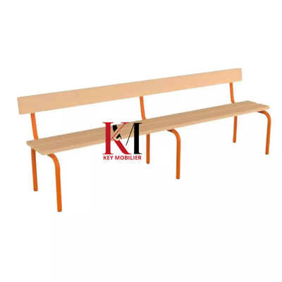 Banc scolaire semi-métallique Avec dossier Ref A0147