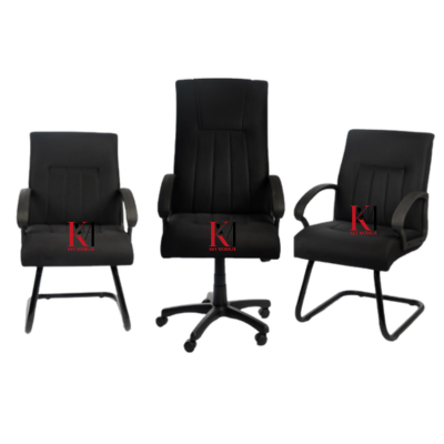 Ensemble Fauteuil Schon en en tissu/simili cuir Réf. A0923
