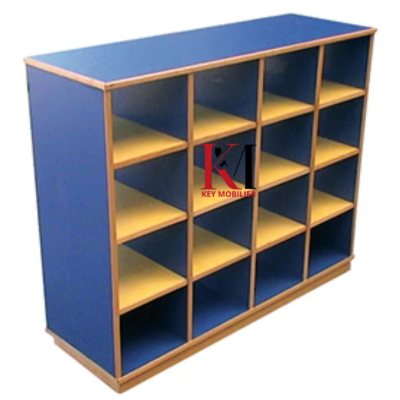 Rangement scolaire en Bois 16 cases Réf.A0149