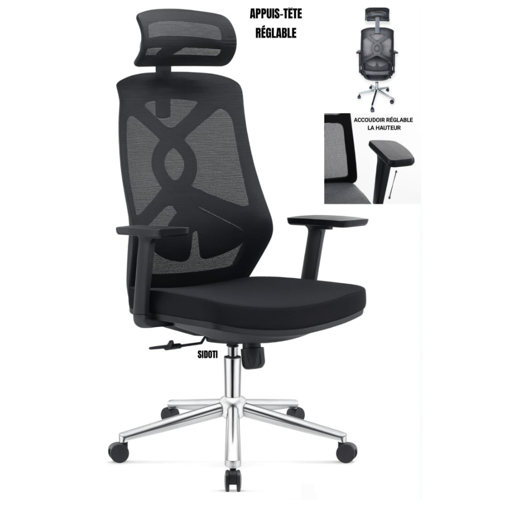 Fauteuil Président Ergonomique Réf A2780