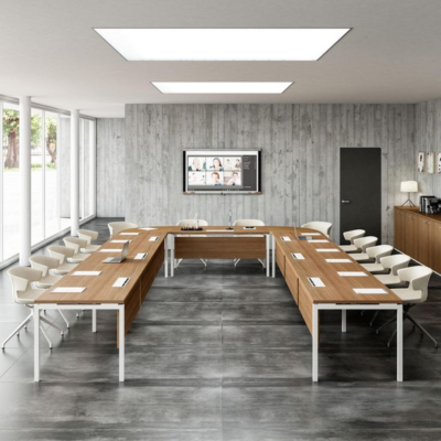 Table de réunion modulable semi-métalliques Réf.A0346
