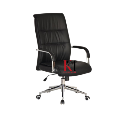 Fauteuil Président Ergonomique Noir Réf A0352