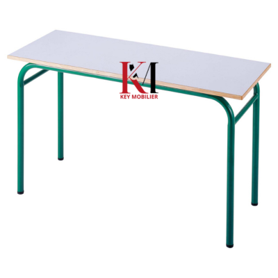 Table scolaire biplace sans casier Ref A0139