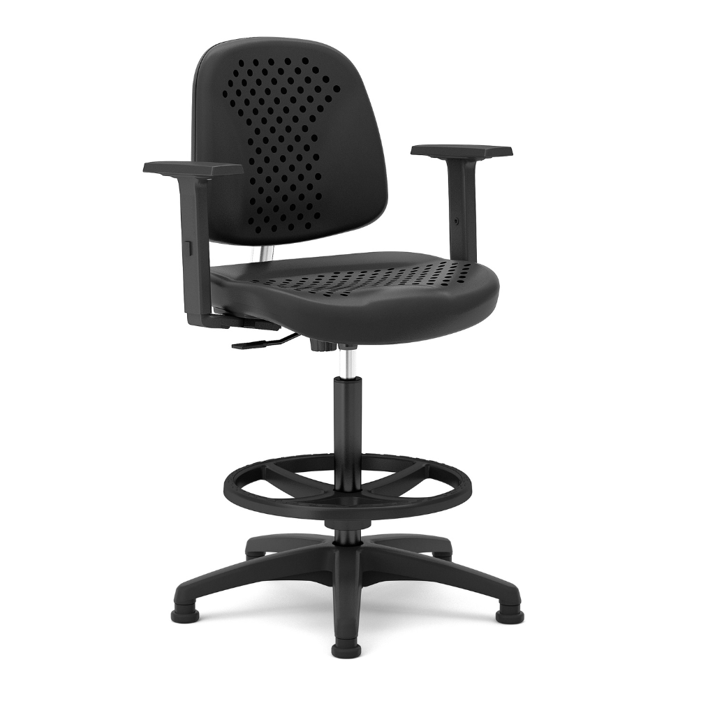 Tabouret BONO  en simili cuir Réf A0824