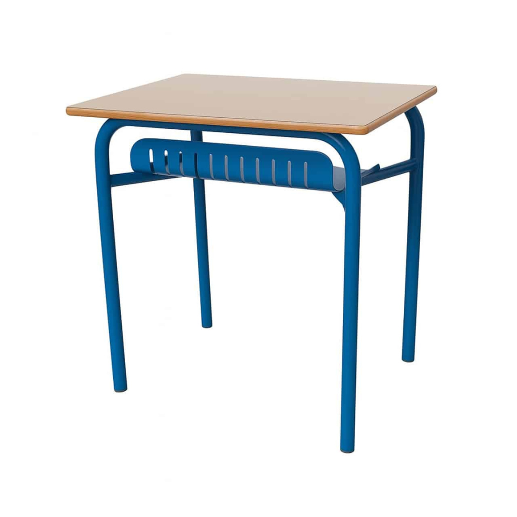 Table Scolaire Individuelle Avec Casier Métallique  Réf A0023