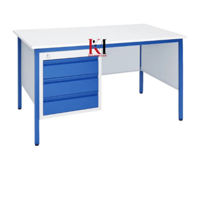 Bureau Demi-Ministre Atlas avec Caisson Fixe Réf A0796